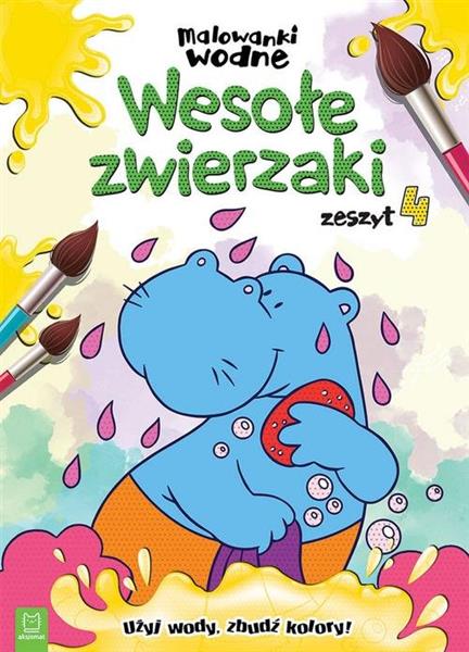 MALOWANKI WODNE. WESOŁE ZWIERZAKI Z. 4