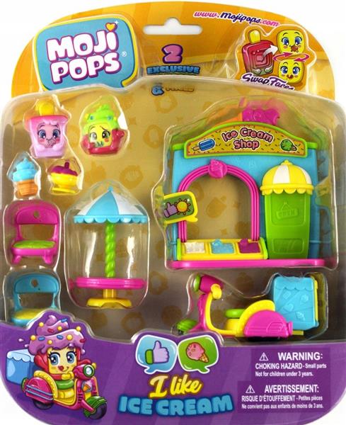 MOJI POPS ZESTAW ICE CREAM LODZIARNIA + 2 FIGURKI