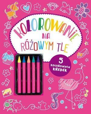 KOLOROWANIE NA RÓŻOWYM TLE