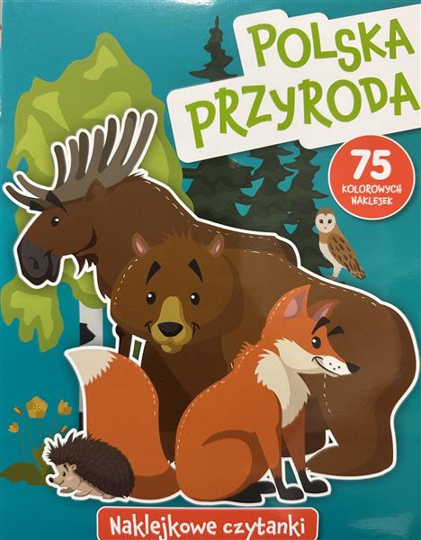 POLSKA PRZYRODA - NAKLEJKOWE CZYTANKI