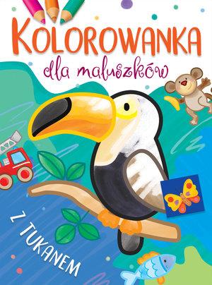 KOLOROWANKA DLA MALUSZKÓW Z TUKANEM