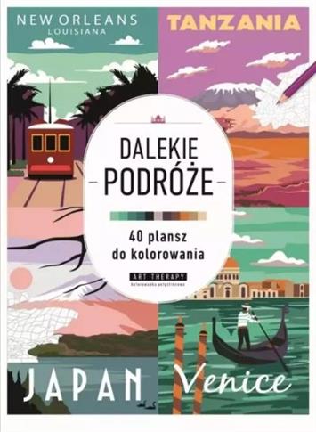 ART THERAPY. KOLOROWANKA ANTYSTRESOWA. DALEKIE POD