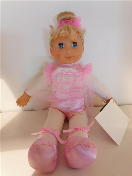 LALKA BOBAS 30 CM LITTLE BALLERINA JASNY RÓŻ