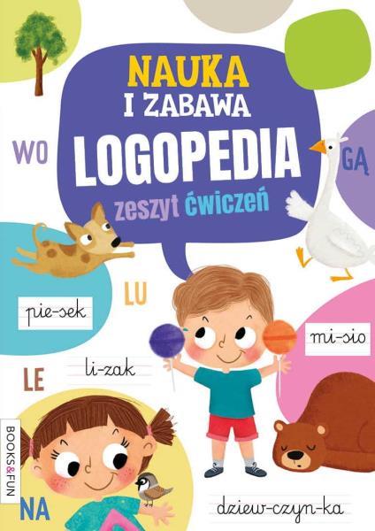 KSIĄŻKA NAUKA I ZABAWA ĆWICZENIA LOGOPEDYCZNE