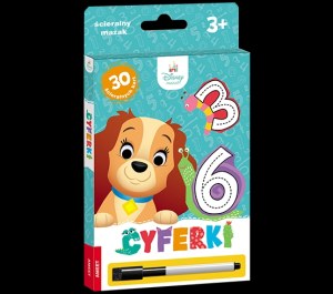 Disney Maluch Cyferki Karty 3+ MMK-9202