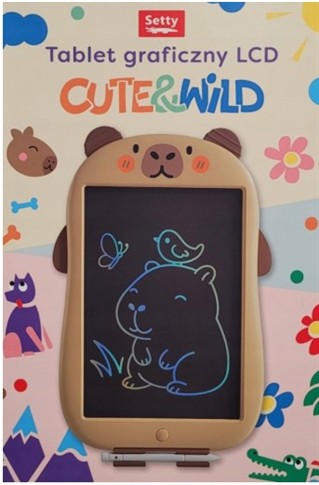 SETTY CUTE & WILD TABLET GRAFICZNY LCD 10,1” KAPIB
