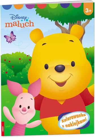 Disney maluch. Kolorowanka z naklejkami