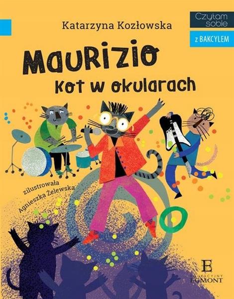 CZYTAM SOBIE Z BAKCYLEM. MAURIZIO. KOT W OKULARACH