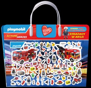 Strażacy w akcji. Playmobil Action Heroes. Kocham naklejać