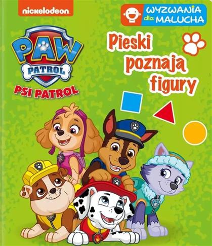 Pieski poznają figury. Wyzwania dla malucha. Psi P