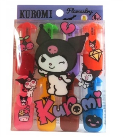 KUROMI MINI FLAMASTRY ZESTAW 8 SZT. 616