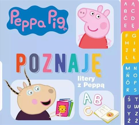 POZNAJĘ LITERY Z PEPPĄ. ŚWINKA PEPPA. POZNAJĘ...