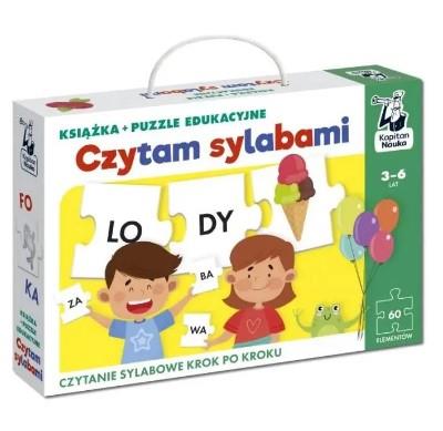CZYTAM SYLABAMI. KSIĄŻKA + PUZZLE EDUKACYJNE