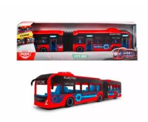 Autobus przegubowy czerwony Volvo 40cm Simba