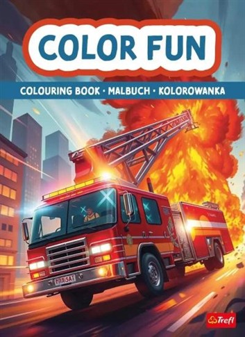 POJAZDY RATUNKOWE. KOLOROWANKA. MALBUCH. COLOURING