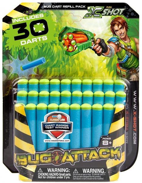 FORMATEX X-SHOT ZURU BUG ATTACK, STRZAŁKI 30-PAK