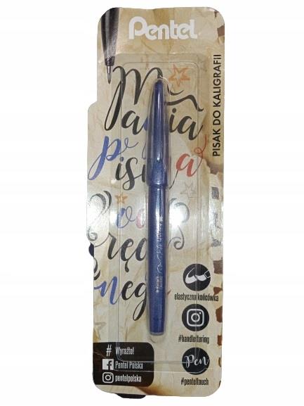 PENTEL - PISAK DO KALIGRAFII - NIEBIESKI
