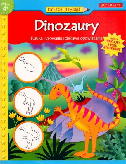 DINOZAURY. NAUKA RYSOWANIA I CIEKAWE OPOWIADANIA