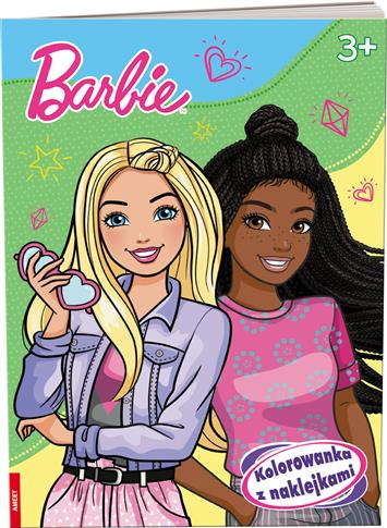 Barbie. Kolorowanka z naklejkami