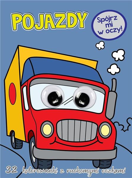 KOLOROWANKA Z OCZKAMI. POJAZDY