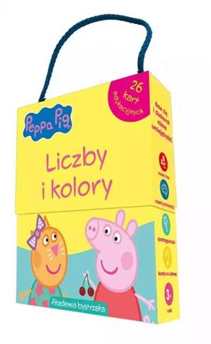 ŚWINKA PEPPA. LICZBY I KOLORY. KARTY EDUKACYJNE