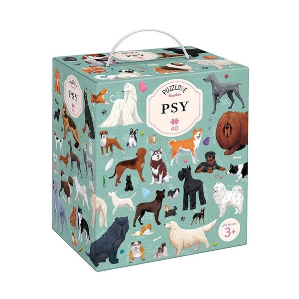 PUZZLE 40 ELEMENTÓW. PUZZLOVE CZUCZU. PSY