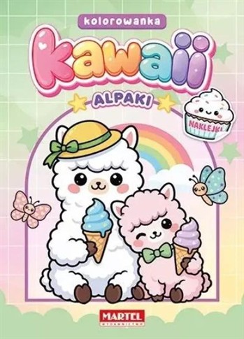 KAWAII ALPAKI Z NAKLEJKAMI