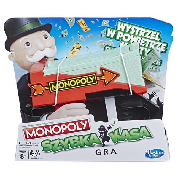 HASBRO - GRA MONOPOLY SZYBKA KASA WERSJA POLSKA