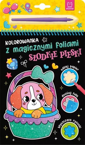 KOLOROWANKA Z MAGICZNYMI FOLIAMI. SŁODKIE PIESKI