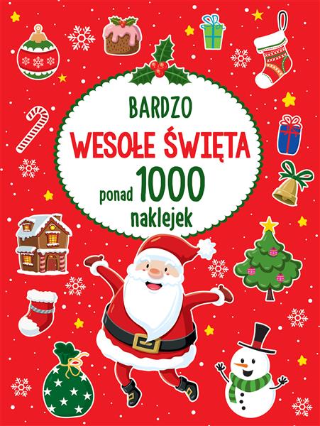 PONAD 1000 NAKLEJEK.BARDZO WESOŁE ŚWIĘTA