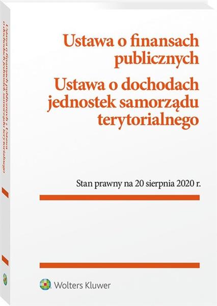 USTAWA O FINANSACH PUBLICZNYCH USTAWA O DOCHODACH