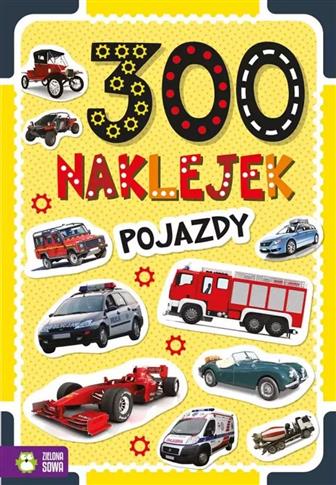 300 naklejek. Pojazdy