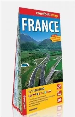 COMFORT! MAP FRANCJA (FRANCE) 1:1 100 000 W.2023