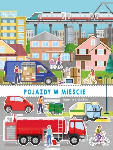 Pojazdy w mieście. Pojazdy z naklejkami