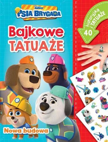 NOWA BUDOWA. BAJKOWE TATUAŻE. DISNEY JUNIOR PSIA B