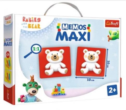 Memos Maxi Bobaski i miś gra 02332 Trefl