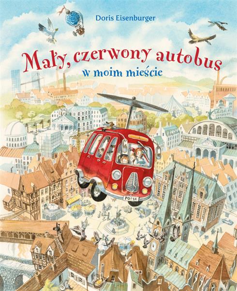 MAŁY, CZERWONY AUTOBUS W MOIM MIEŚCIE