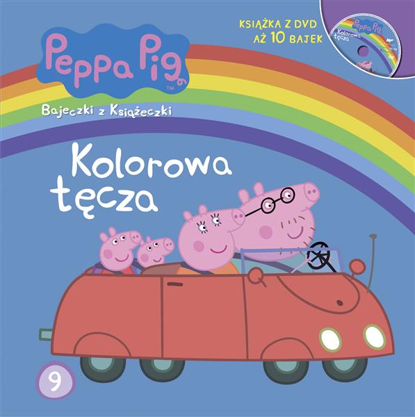 ŚWINKA PEPPA.BAJECZKI Z KSIĄŻECZKI. KOLOROWA TĘCZA