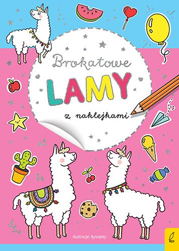 BROKATOWE KOLOROWANKI. BROKATOWE LAMY Z NAKLEJKAMI