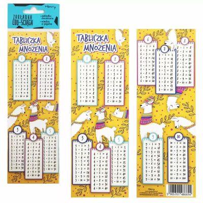 ZAKŁADKA EDUKACYJNA DWUSTRONNA ŚCIĄGA TABLICZKA MN