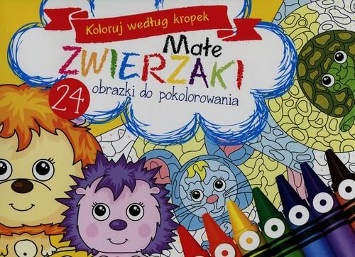 MAŁE ZWIERZAKI. KOLORUJ WEDŁUG KROPEK
