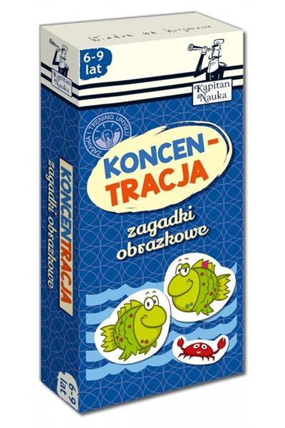 KAPITAN NAUKA. ZAGADKI OBRAZKOWE. KONCENTRACJA 6-9