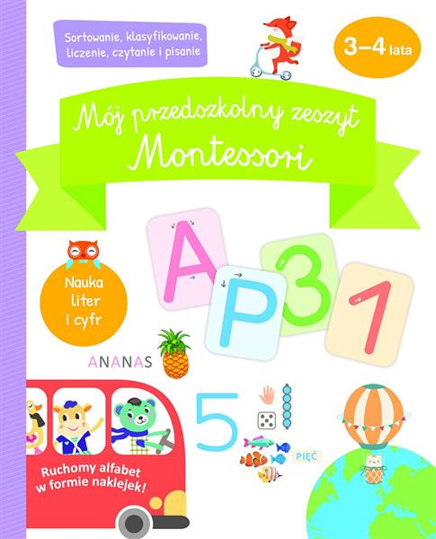 MÓJ PRZEDSZKOLNY ZESZYT MONTESSORI 3-4 LATA