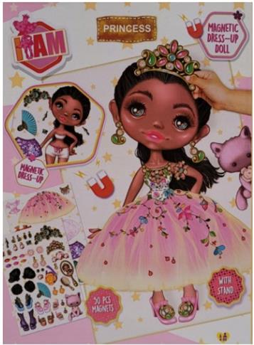 I AM PRINCESS LALKA + MAGNETYCZNE UBRANKA 50 EL.