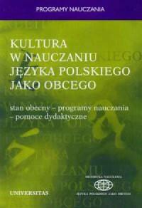 KULTURA W NAUCZANIU JĘZYKA POLSKIEGO JAKO OBCEGO