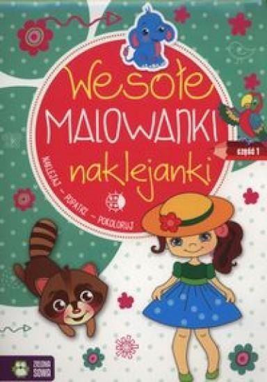 WESOŁE MALOWANKI NAKLEJANKI CZ.1 NOWY