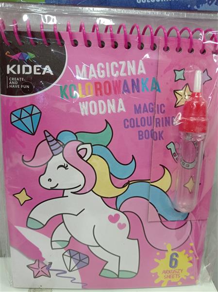 KOLOROWANKA WODNA, MAGICZNA JEDNOROŻEC