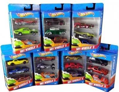 Hot Wheels, pojazdy 3-pack, wysyłka losowa