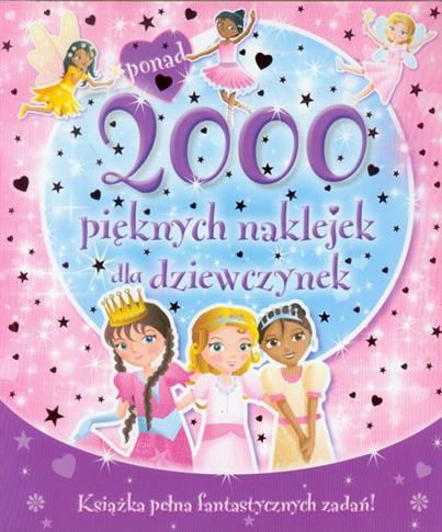 2000 pięknych naklejek dla dziewczynek