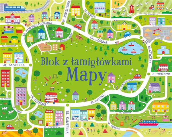 BLOK Z ŁAMIGŁOWKAMI. MAPY